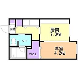 メニーズコート豊平川 2階