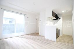 Tela bianca月寒中央(テーラ・ビアンカ) 202 2階1LDKのリビング/ダイニング