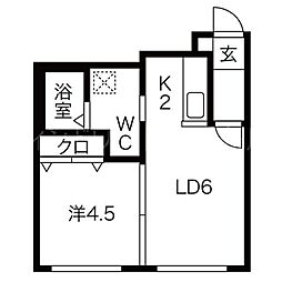 ブランノワールNord 2階