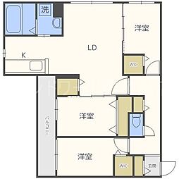間取図画像 3LDK