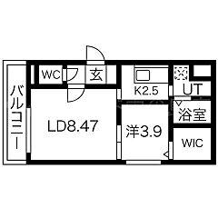物件の間取り