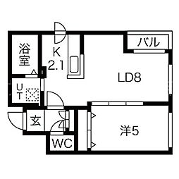 メゾン・ド・ルポ豊平 5階/503