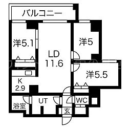 プランドール福住 5階/501