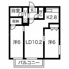 物件の間取り