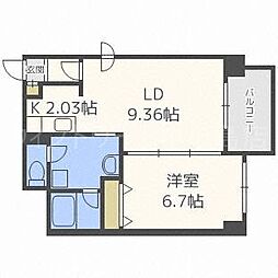 A・ステージ 1LDKの間取図画像