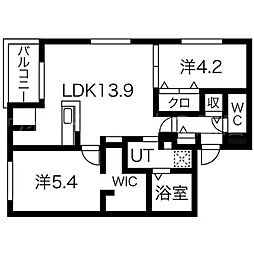 casaAT平岸2nd 4階