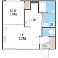 Encore南郷13(アンコール南郷13) 仮)南郷通15丁目北MS4階5.9万円