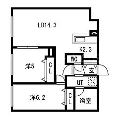 物件の間取り