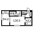 Lichtrare麻生(リヒトラーレ麻生)2階5.9万円