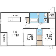 物件の間取り