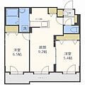 平岸リバーサイド4階7.4万円