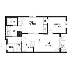 物件の間取り