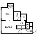Blancnoir白石駅前3階4.6万円