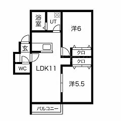 物件の間取り