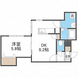 セレーノプリモ 1LDKの間取図画像