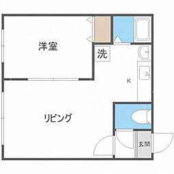 ラーナ平岸 4階/403