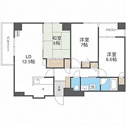 アーバンプラザサワダ 3LDKの間取図画像