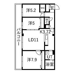 物件の間取り