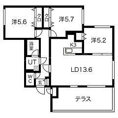 物件の間取り