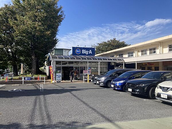 ■総合食品スーパー「Ｂig-Aビッグエー船橋高根台店」現地より約590m徒歩約8分