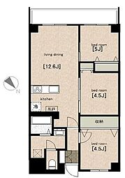 ヴェルデ久我山 3LDKの間取図画像
