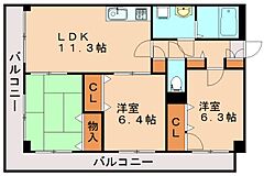 物件の間取り
