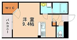 JR筑豊本線 新飯塚駅 徒歩31分の賃貸アパート 2階1Kの間取り