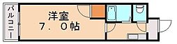 間取図画像 1K
