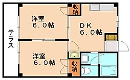 間取図画像 2DK