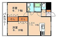 物件の間取り