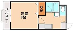 コラソン 1Kの間取図画像