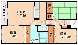 第7江藤ビル 3LDKの間取図画像