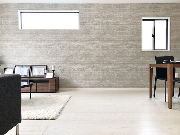 アクセントクロスが際立つＬＤＫ空間。 