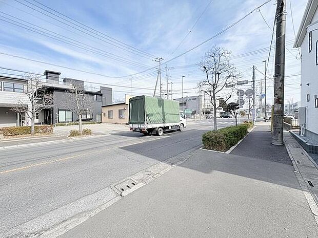 見晴らしの良い、開放感あふれる街並み