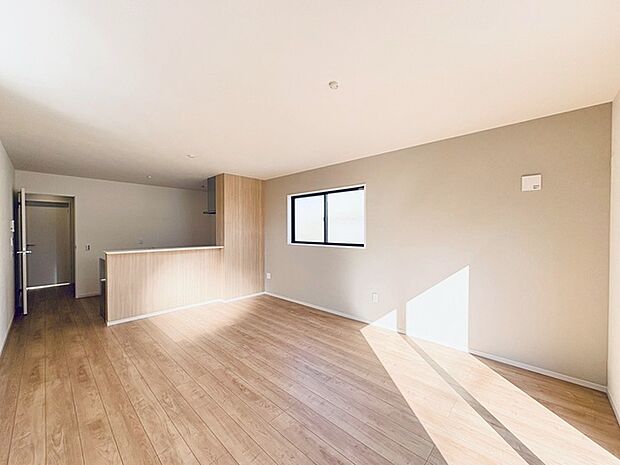 家族が自然に集りそうな広さが魅力のLDK。