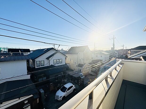 2階バルコニーからの眺望