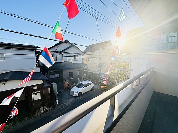 3階バルコニーからの眺望