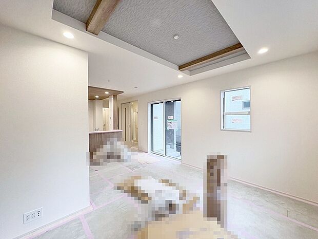 家族が自然に集りそうな広さが魅力のLDK。