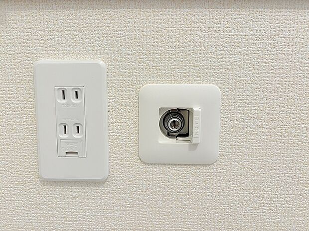 ガスコンセント付きでガス衣類乾燥機を導入可能です