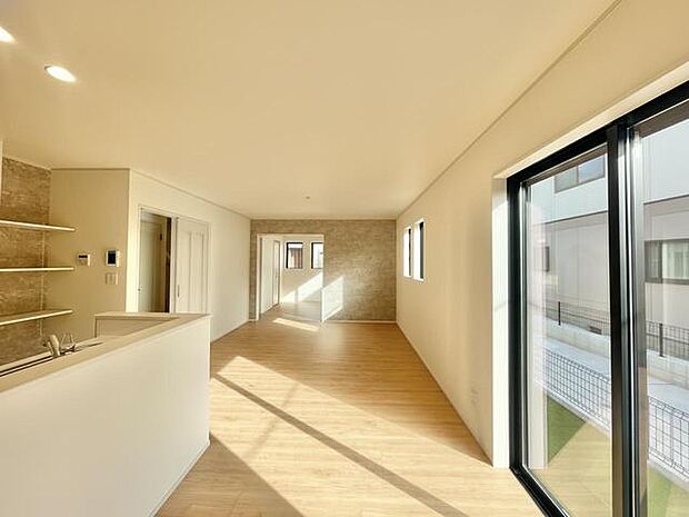 家族団らんの時間も増えそうな、くつろぎのＬＤＫ。 