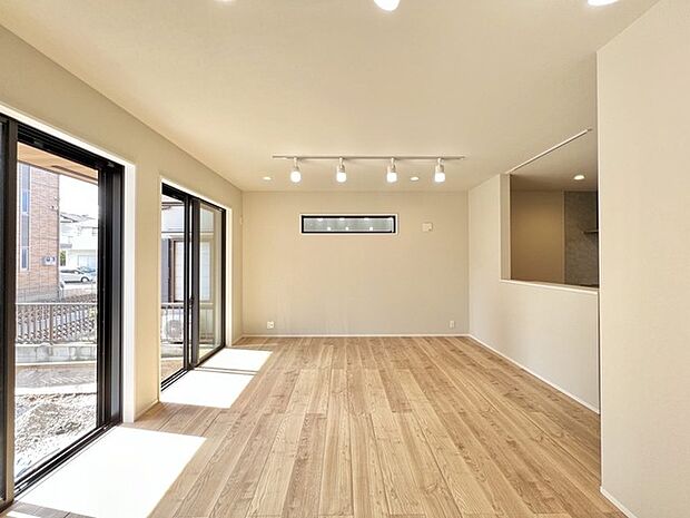 リビング空間にこだわりたい方に、見ていただきたい住宅です。広さは17.2帖です。