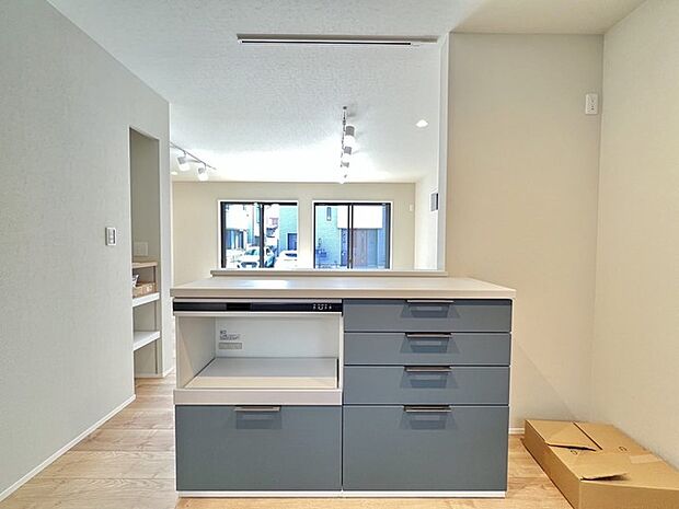 あると大活躍。カップボードがあらかじめ付帯してあります。