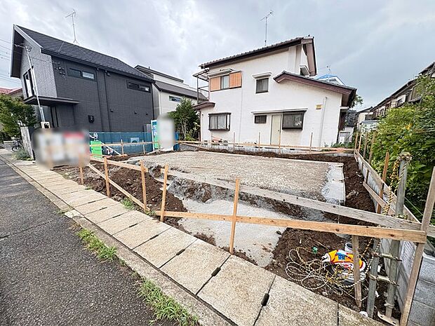 今なら建築中の住まいをご覧いただけます。構造体の質問もお気軽に。 