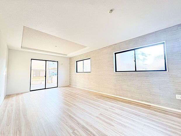 快適性とゆとりをデザインしたリビングは、広々した20帖。