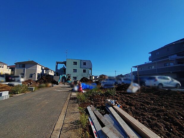 都市ガス、本下水です