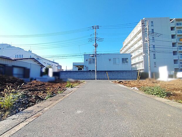 ゆったりとした協定道路