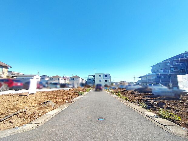 開放感のある分譲地です