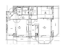 ライオンズガーデン西新井大師壱番館 3LDKの間取り