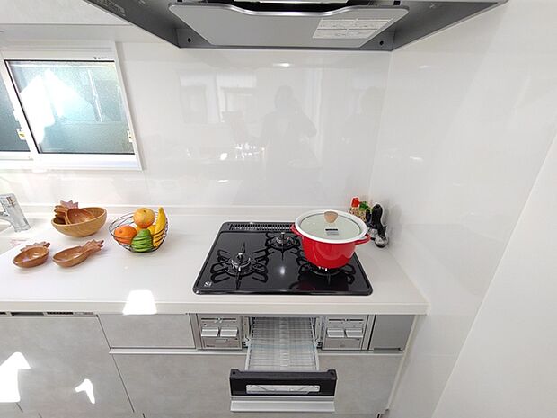 グリル付きコンロ