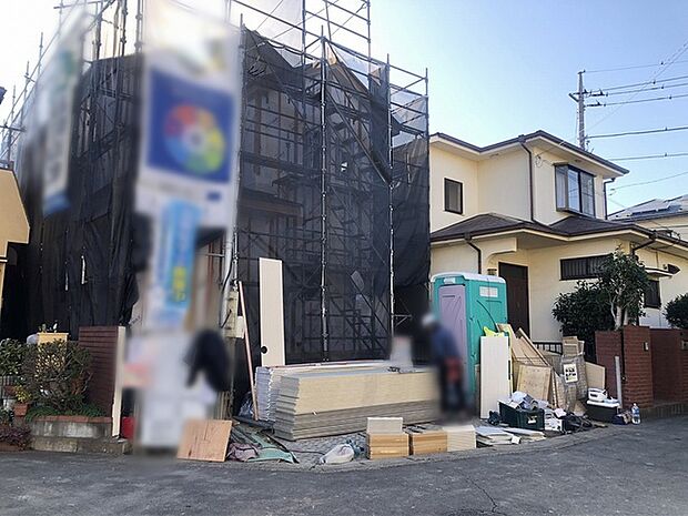 今なら建築中の住まいをご覧いただけます。構造体の質問もお気軽に。 